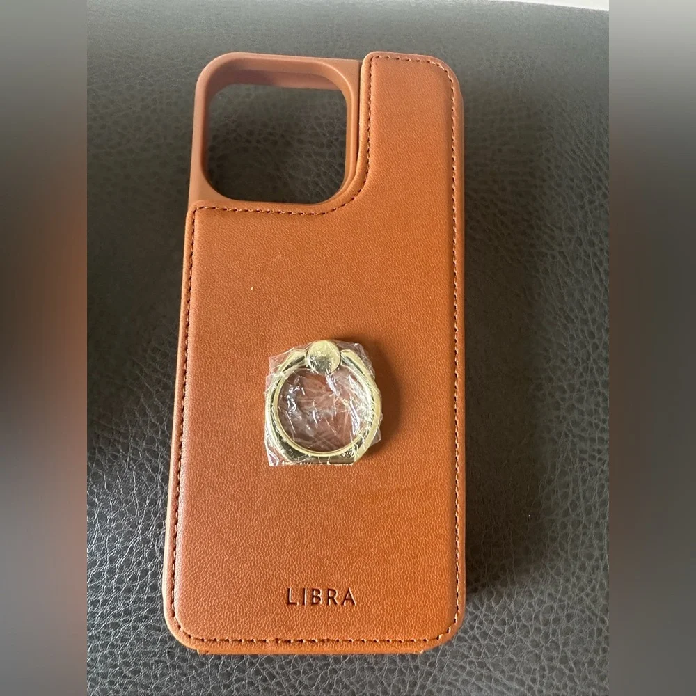 Libra iPhone 15 Promax phone case with wallet. Brand new.